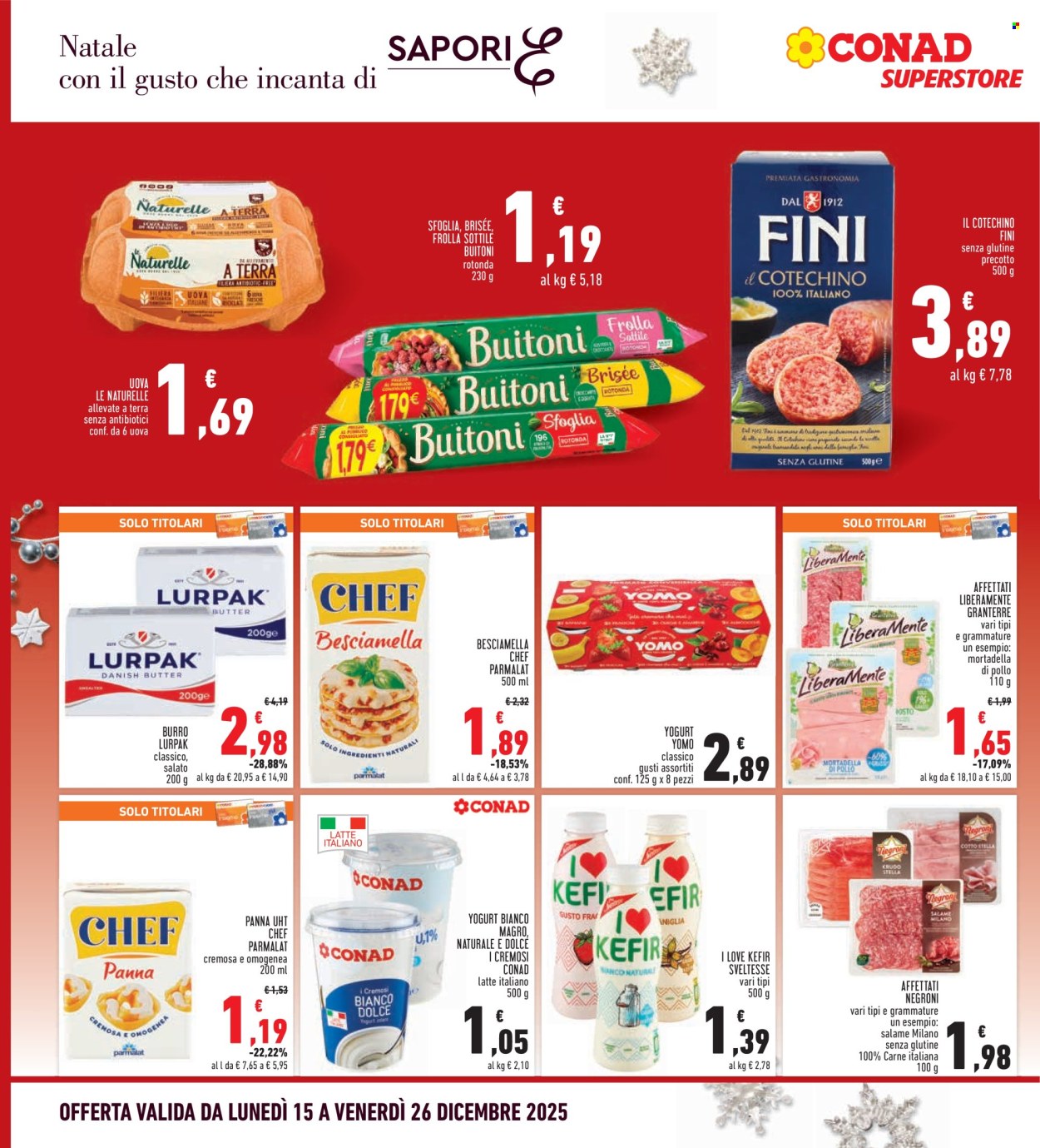 Volantino Conad - 15/12/2025 - 26/12/2025. Pagina 16