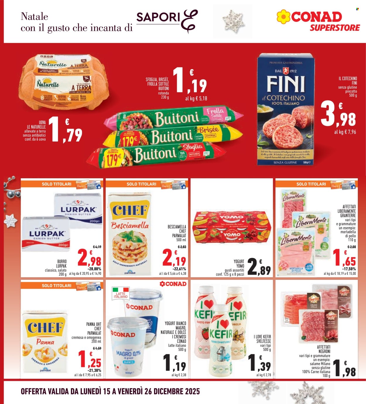 Volantino Conad - 15/12/2025 - 26/12/2025. Pagina 16