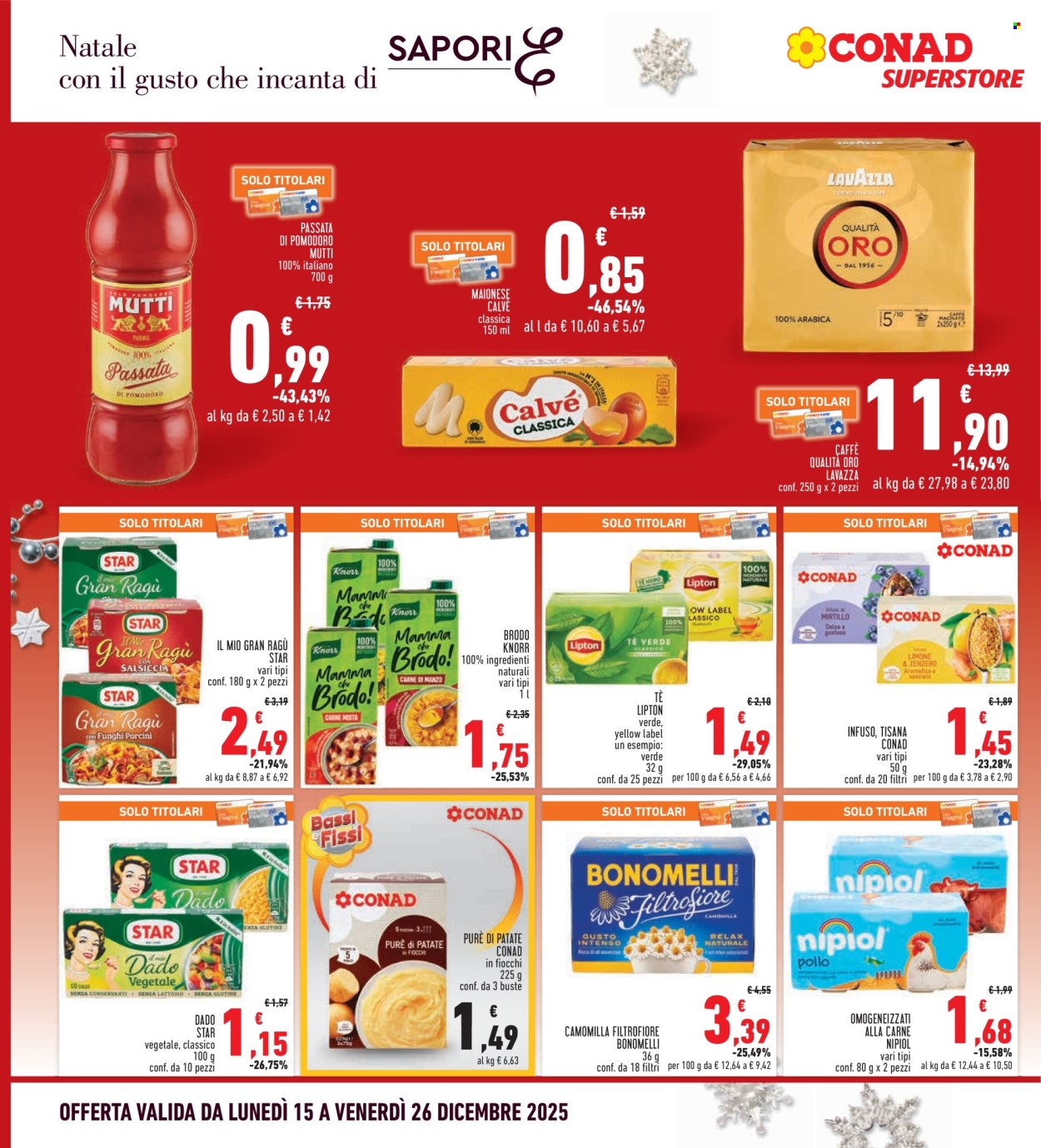Volantino Conad - 15/12/2025 - 26/12/2025. Pagina 22