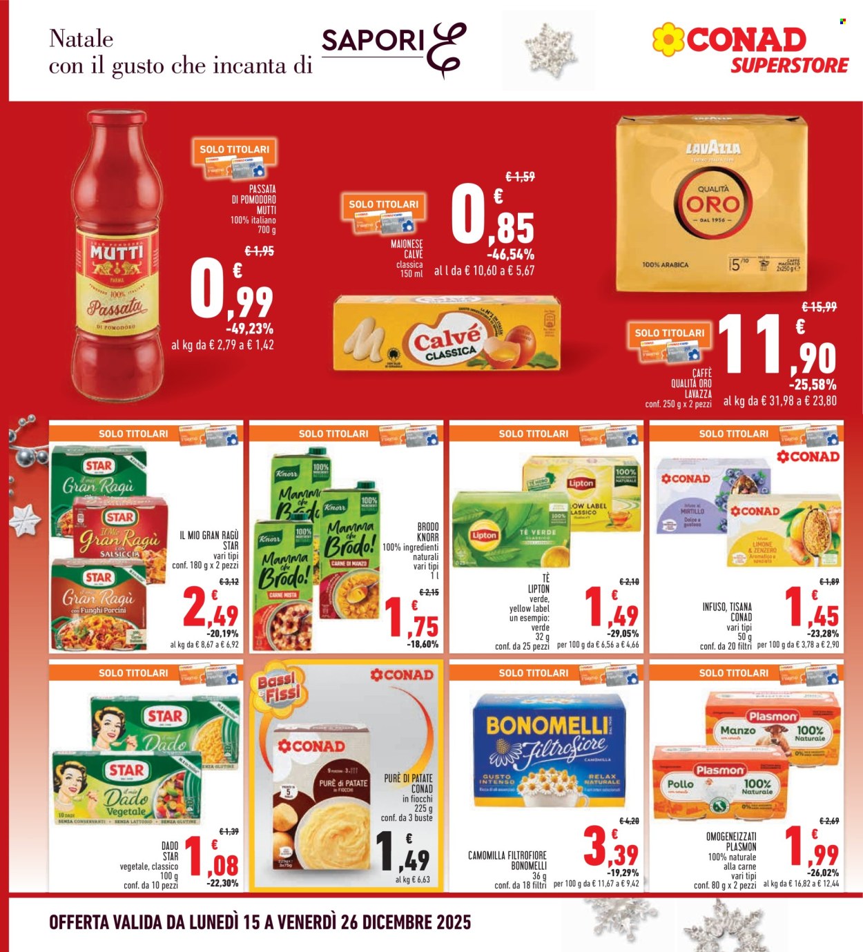 Volantino Conad Superstore - 15/12/2025 - 26/12/2025. Pagina 22
