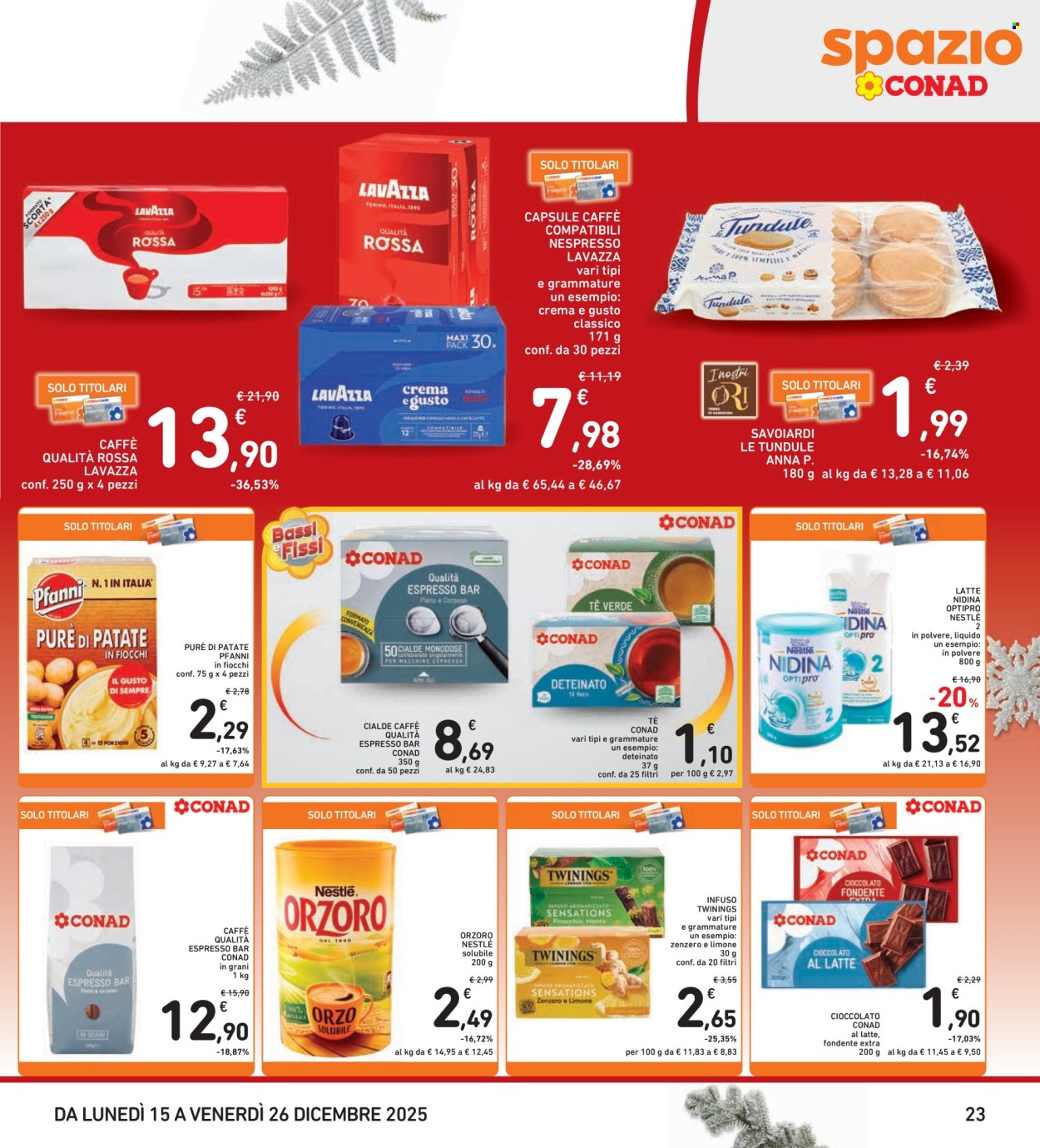 Volantino Spazio Conad - 15/12/2025 - 26/12/2025. Pagina 23