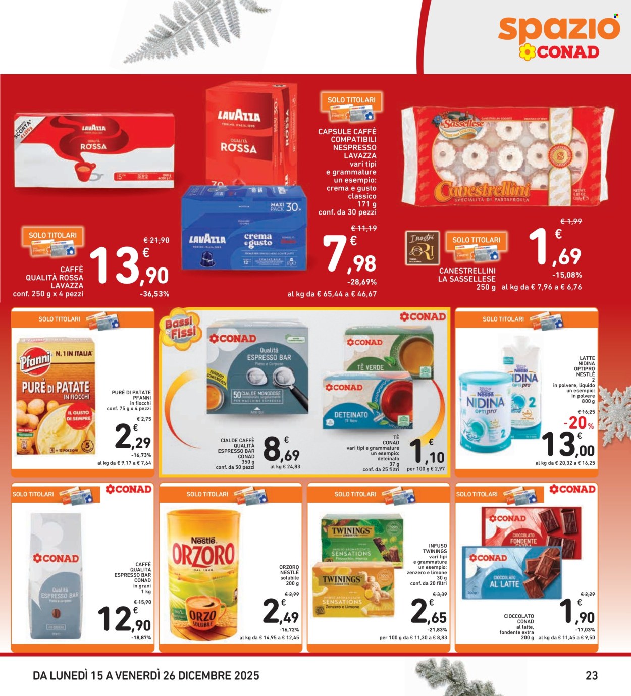Volantino Spazio Conad - 15/12/2025 - 26/12/2025. Pagina 23