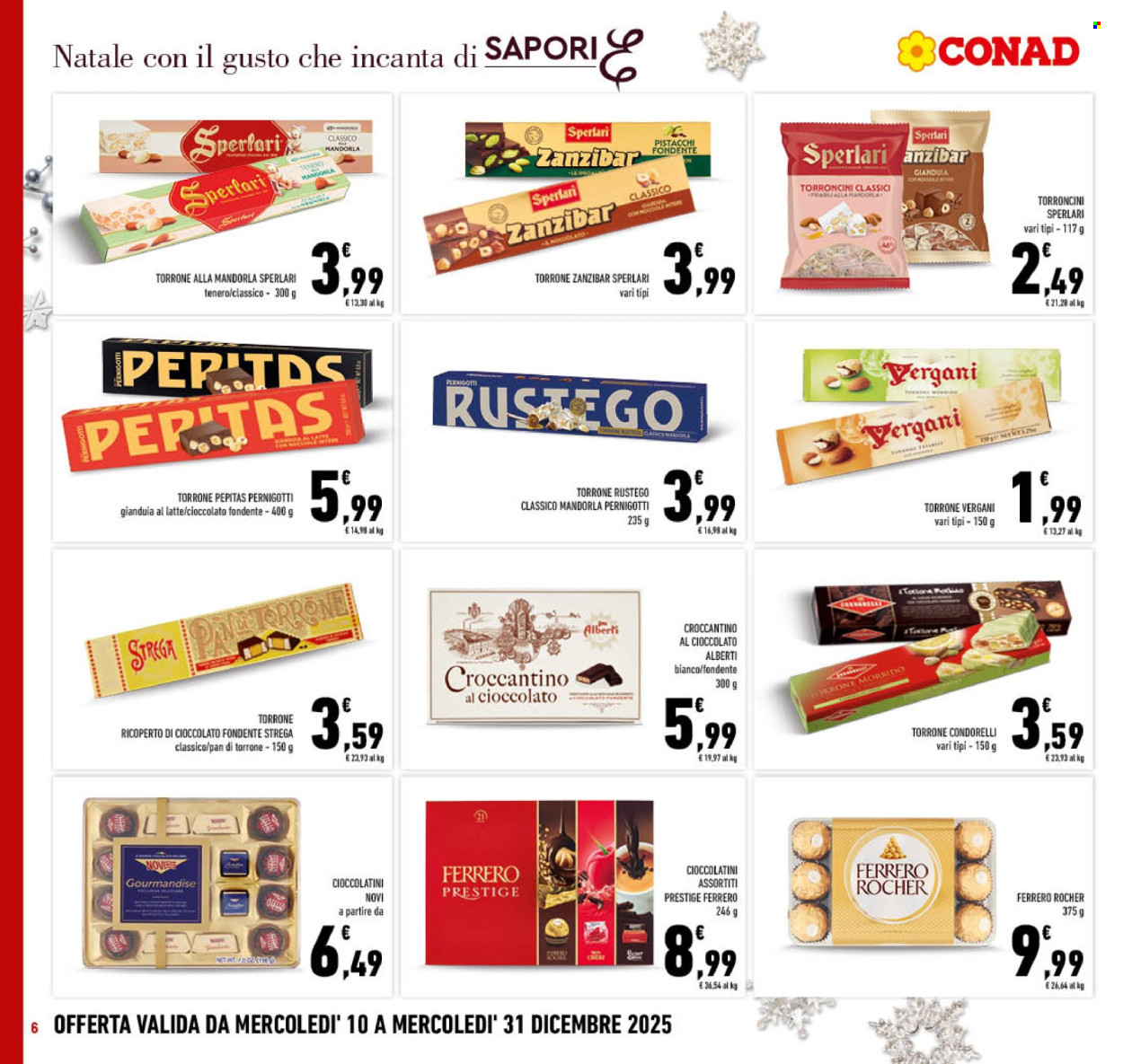 Volantino Conad - 10/12/2025 - 31/12/2025. Pagina 6