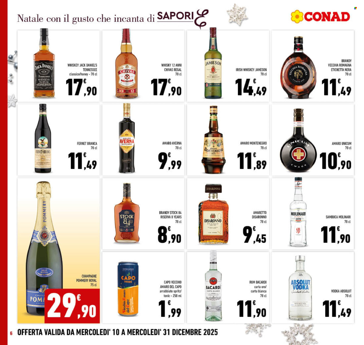 Volantino Conad - 10/12/2025 - 31/12/2025. Pagina 6