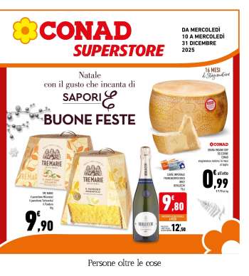 Volantino Conad - 10/12/2025 - 31/12/2025.