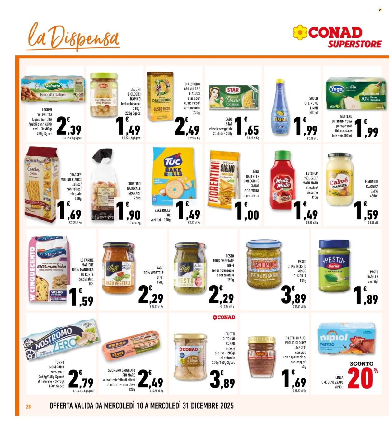 Volantino Conad - 10/12/2025 - 31/12/2025. Pagina 20