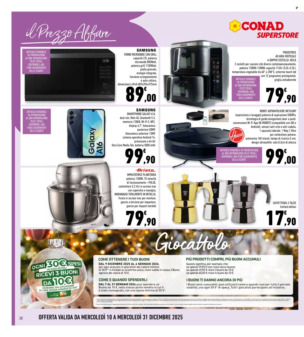 Volantino Conad - 10/12/2025 - 31/12/2025. Pagina 30