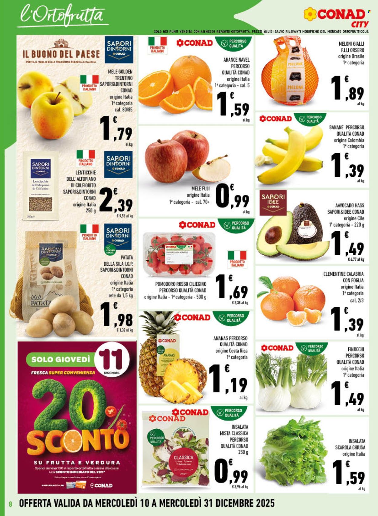 Volantino Conad - 10/12/2025 - 31/12/2025. Pagina 8