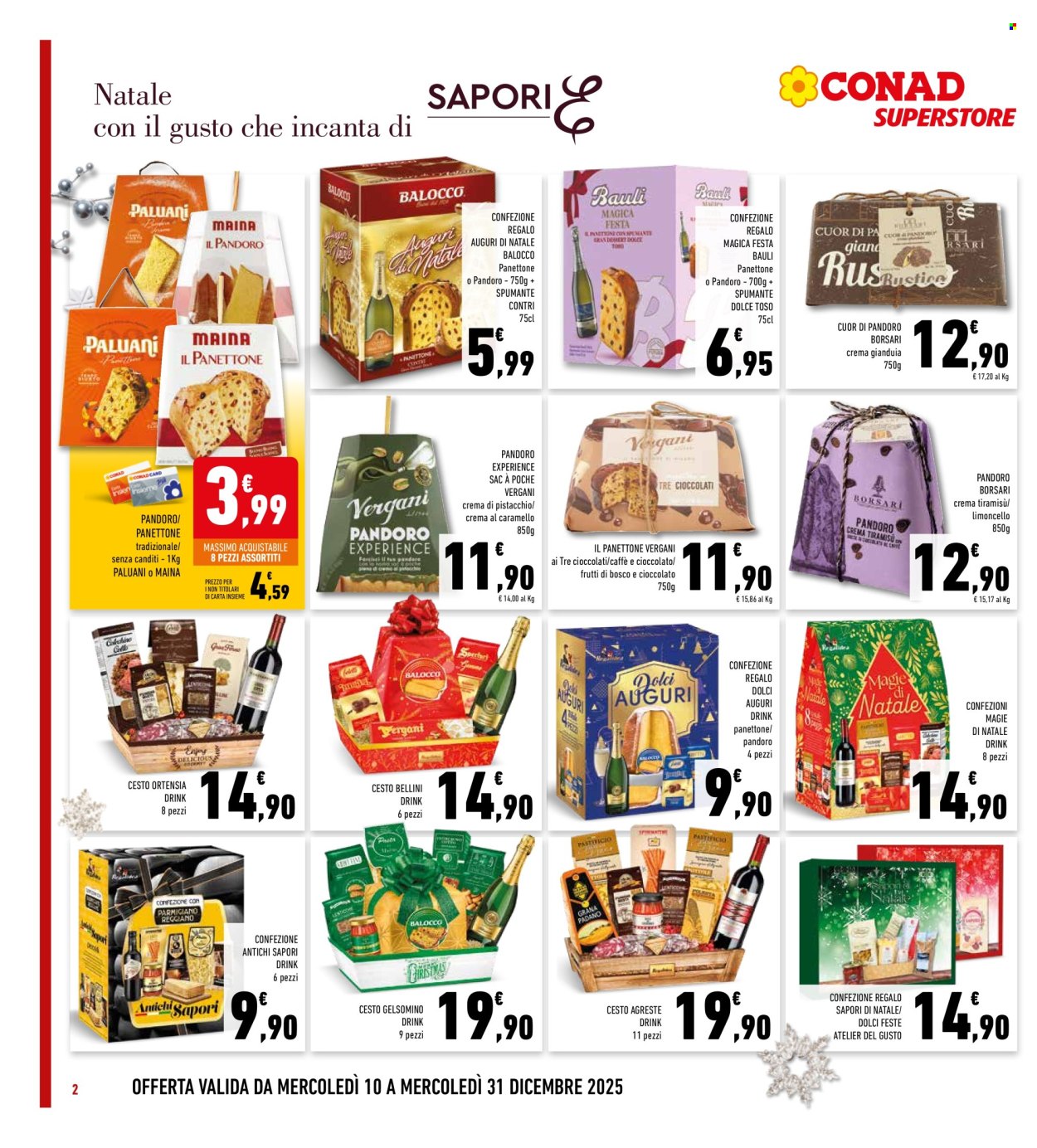 Volantino Conad Superstore - 10/12/2025 - 31/12/2025. Pagina 2