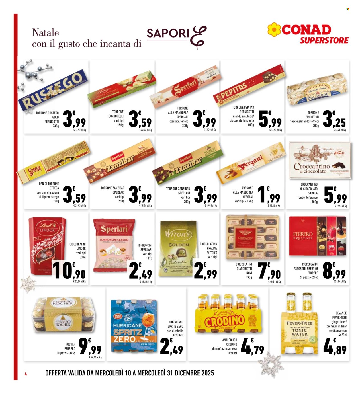 Volantino Conad Superstore - 10/12/2025 - 31/12/2025. Pagina 4