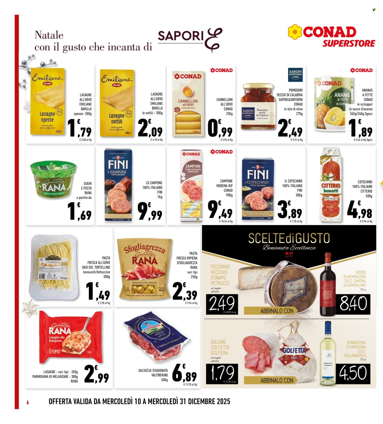 Volantino Conad Superstore - 10/12/2025 - 31/12/2025. Pagina 6