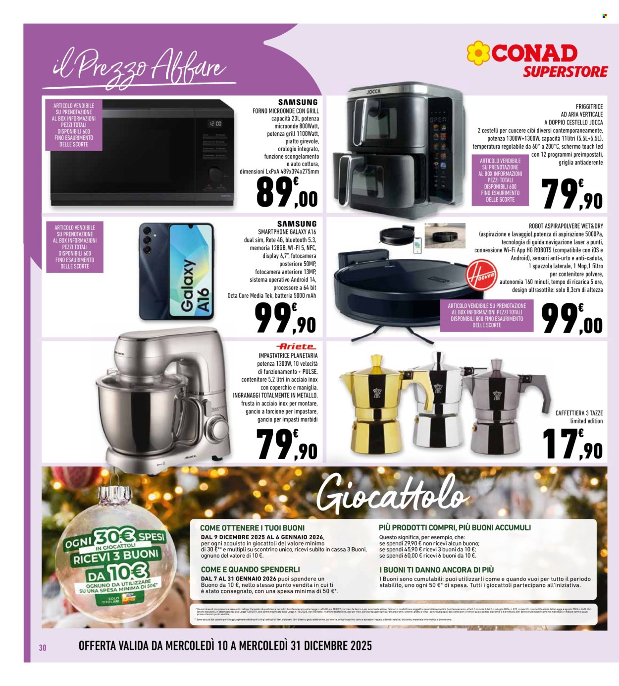 Volantino Conad Superstore - 10/12/2025 - 31/12/2025. Pagina 30