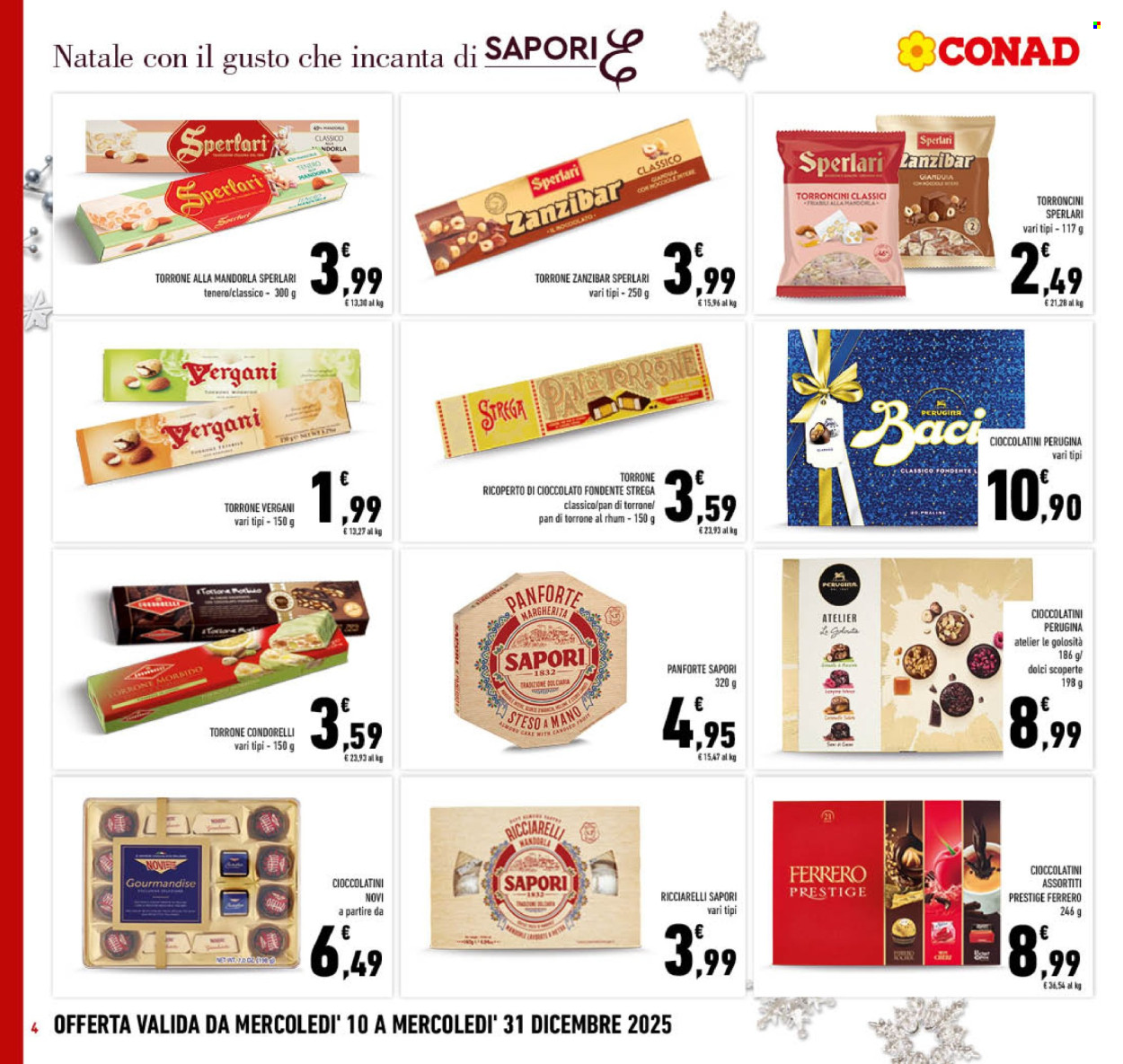 Volantino Conad - 10/12/2025 - 31/12/2025. Pagina 4