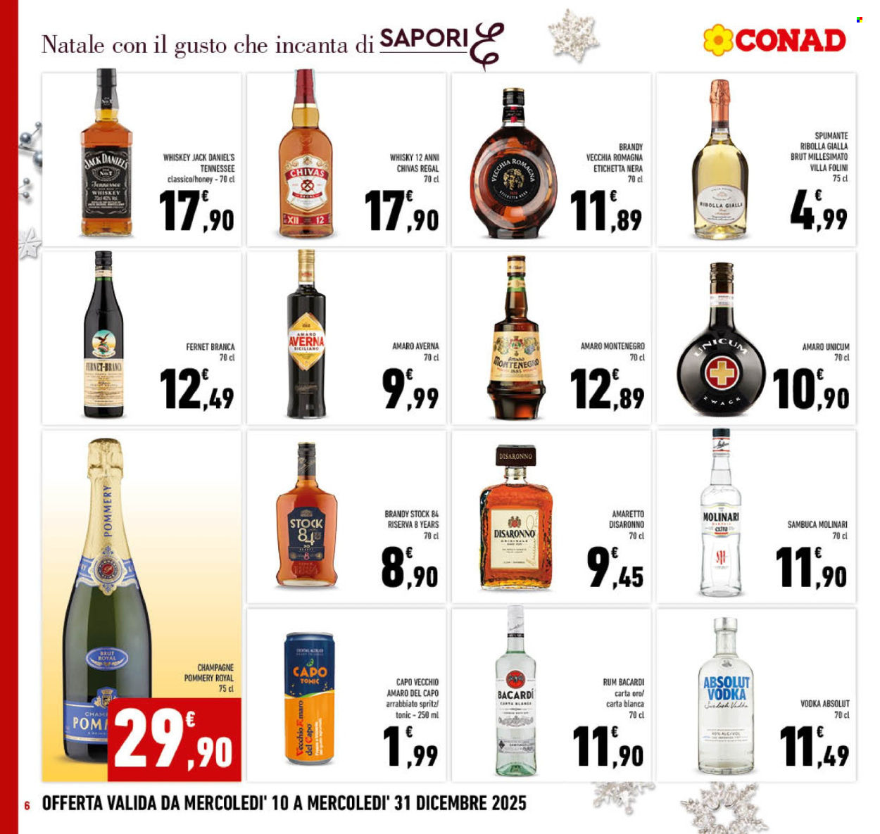 Volantino Conad - 10/12/2025 - 31/12/2025. Pagina 6
