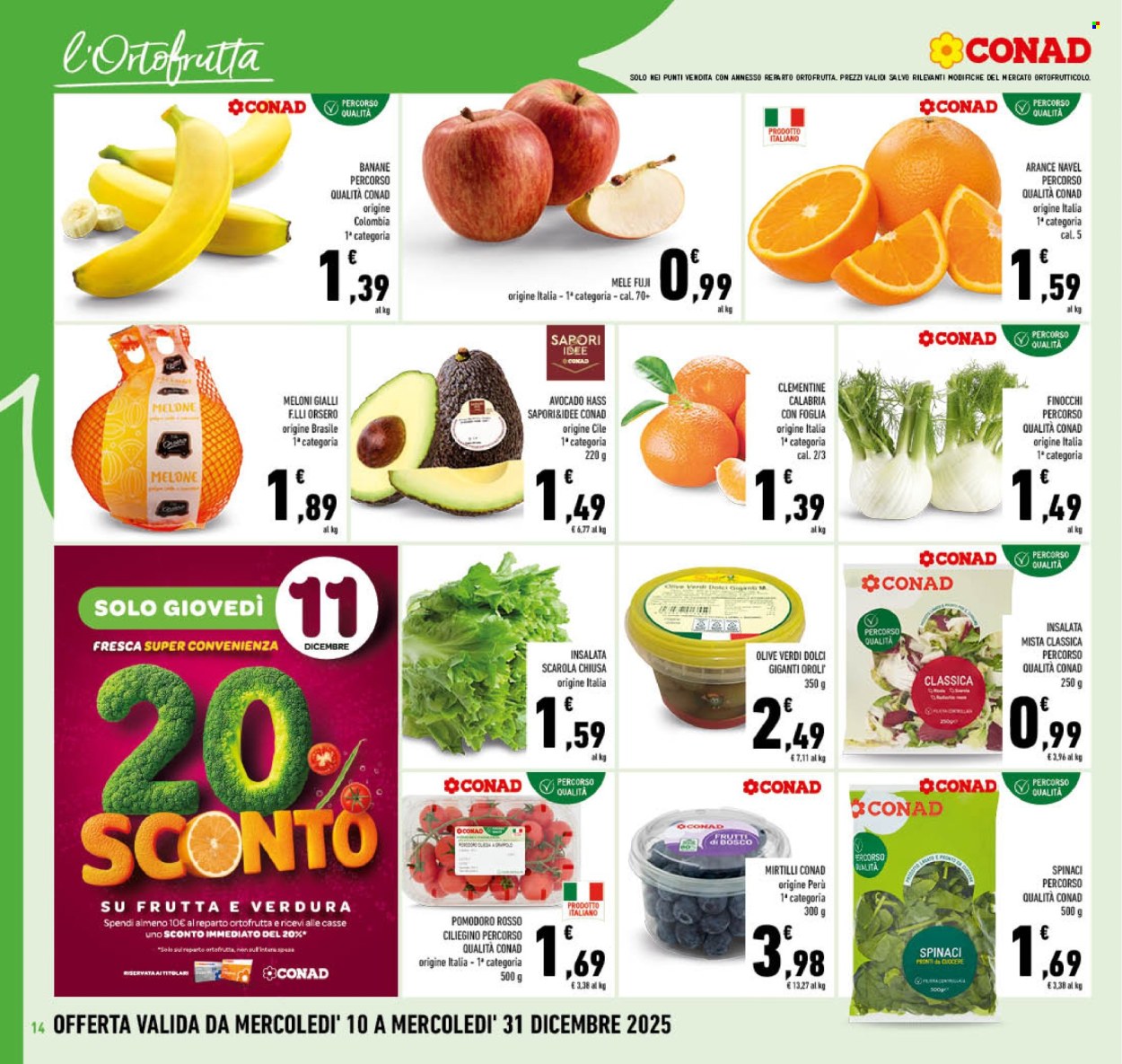 Volantino Conad - 10/12/2025 - 31/12/2025. Pagina 14