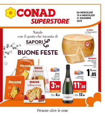 Volantino Conad Superstore - 10/12/2025 - 31/12/2025.