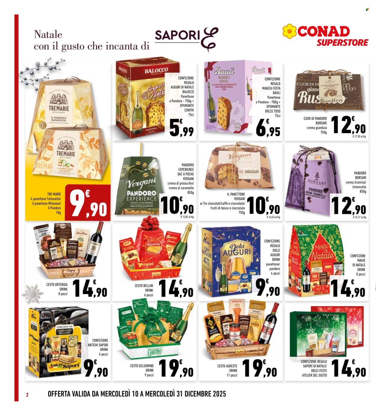 Volantino Conad Superstore - 10/12/2025 - 31/12/2025. Pagina 2