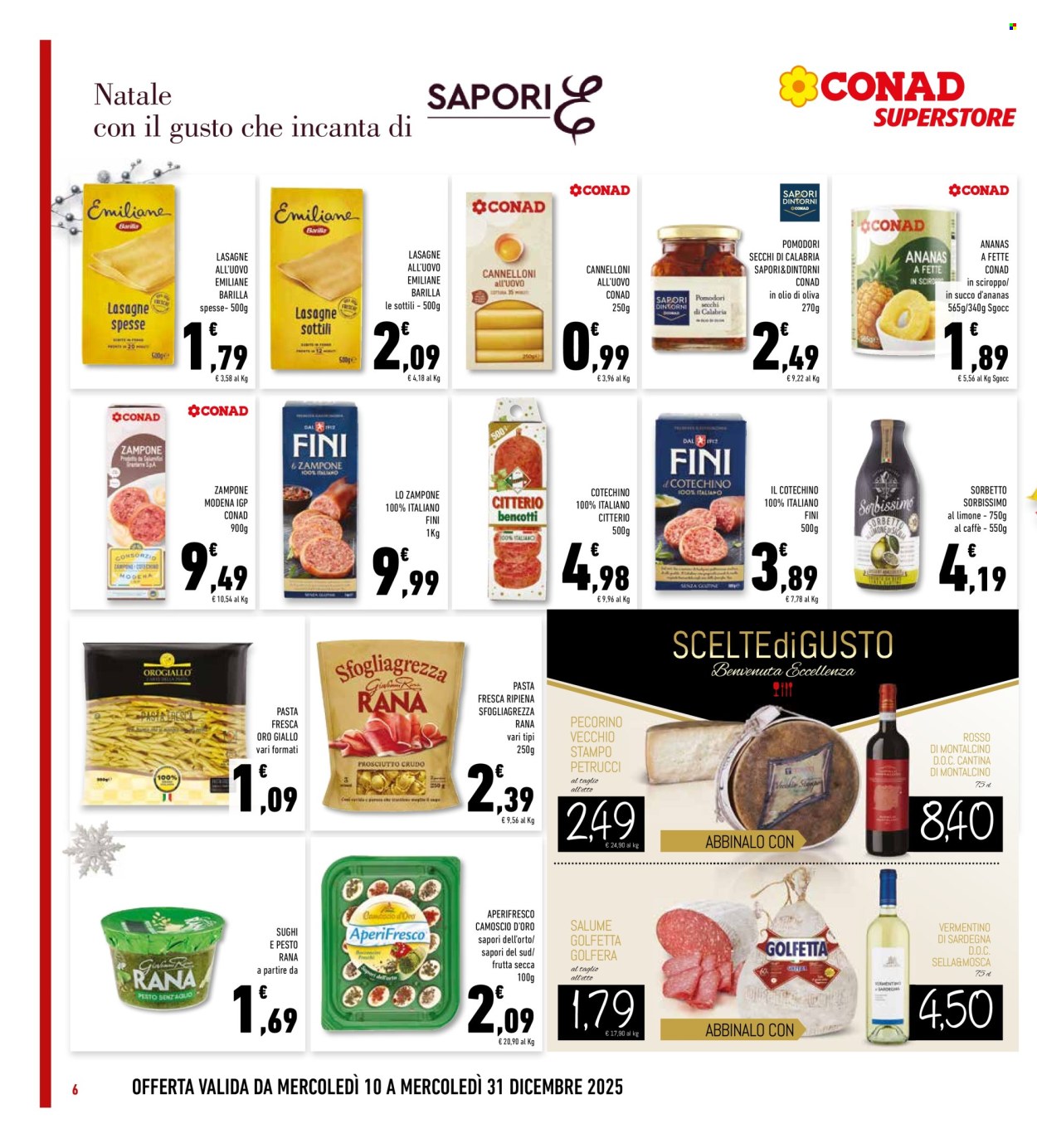 Volantino Conad Superstore - 10/12/2025 - 31/12/2025. Pagina 6