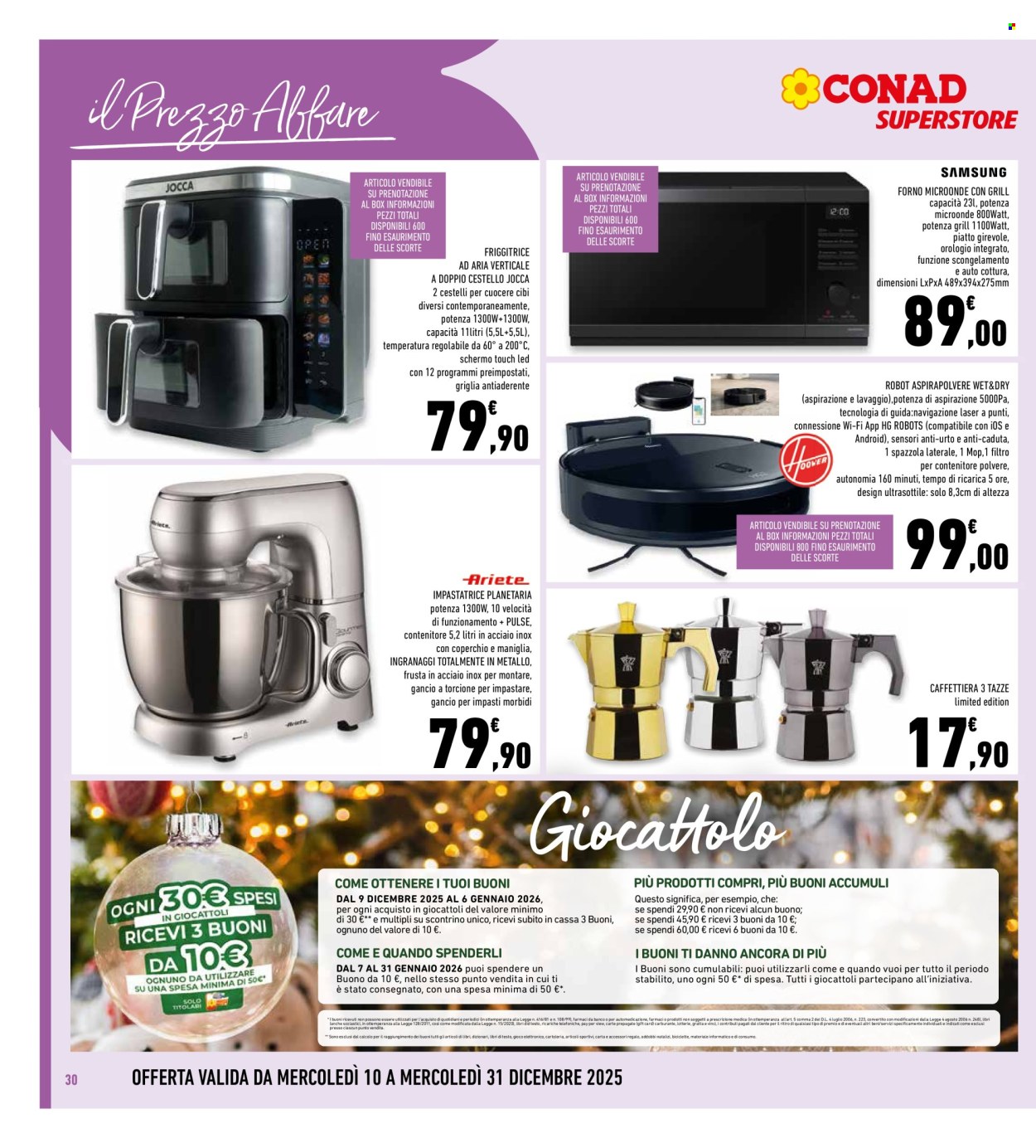 Volantino Conad Superstore - 10/12/2025 - 31/12/2025. Pagina 30