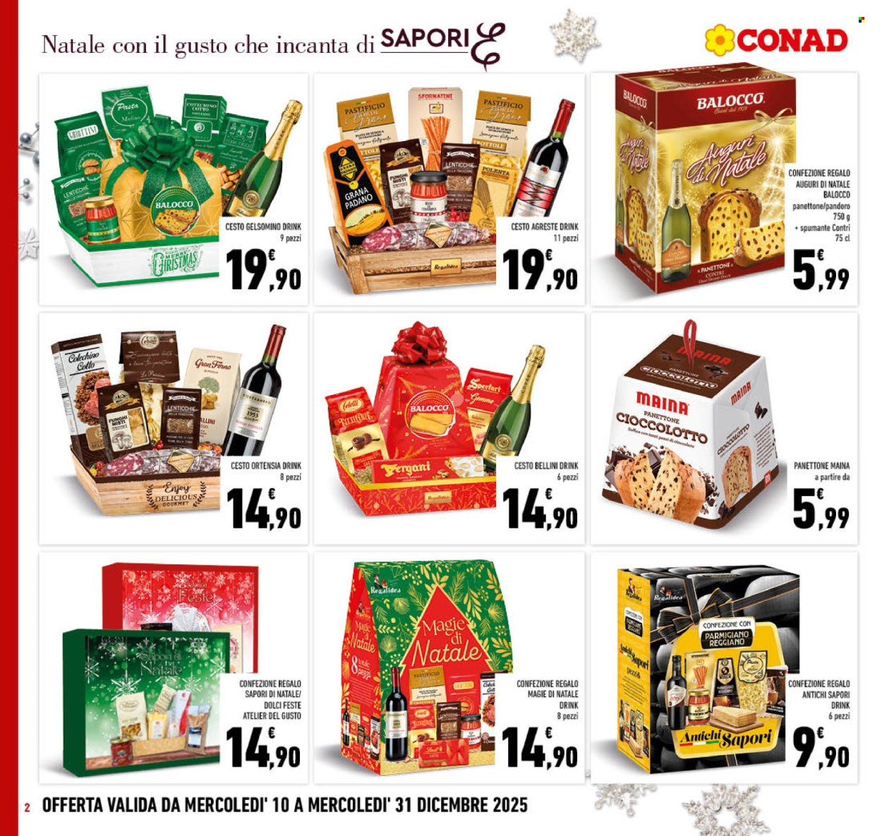 Volantino Conad - 10/12/2025 - 31/12/2025. Pagina 2