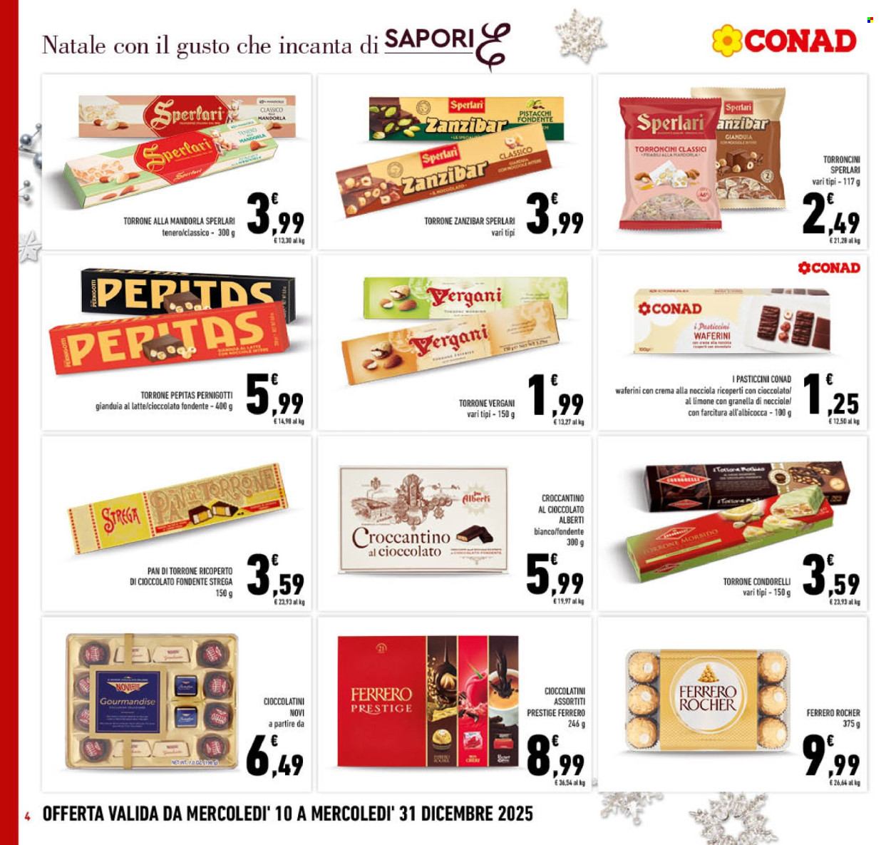 Volantino Conad - 10/12/2025 - 31/12/2025. Pagina 4