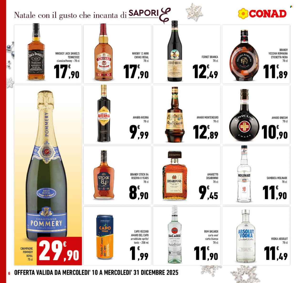 Volantino Conad - 10/12/2025 - 31/12/2025. Pagina 6