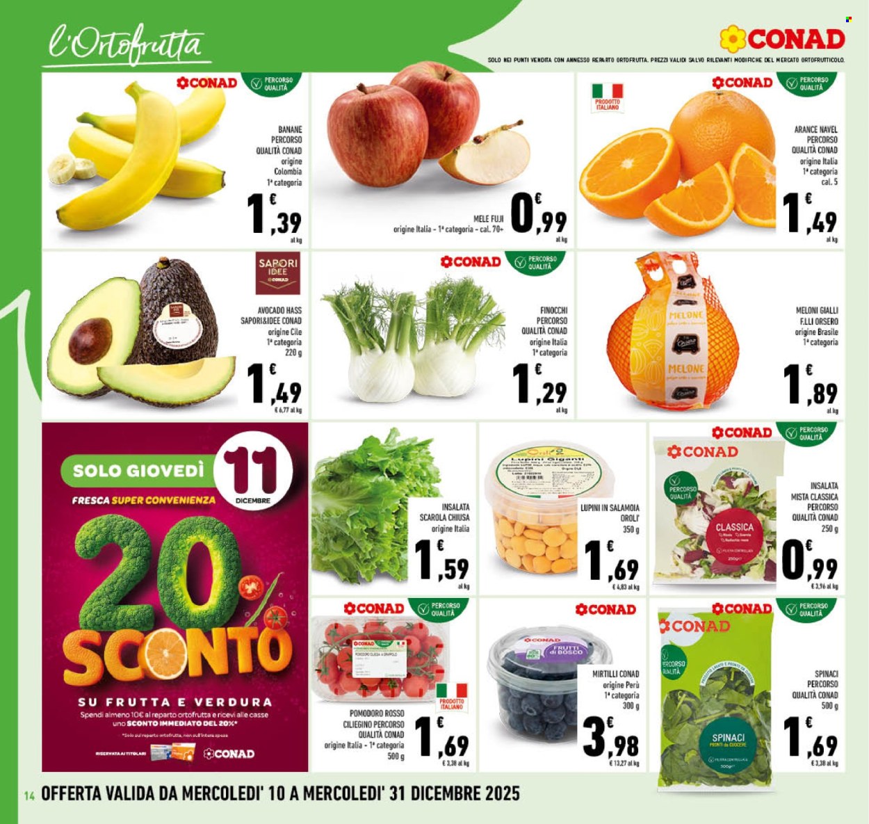 Volantino Conad - 10/12/2025 - 31/12/2025. Pagina 14