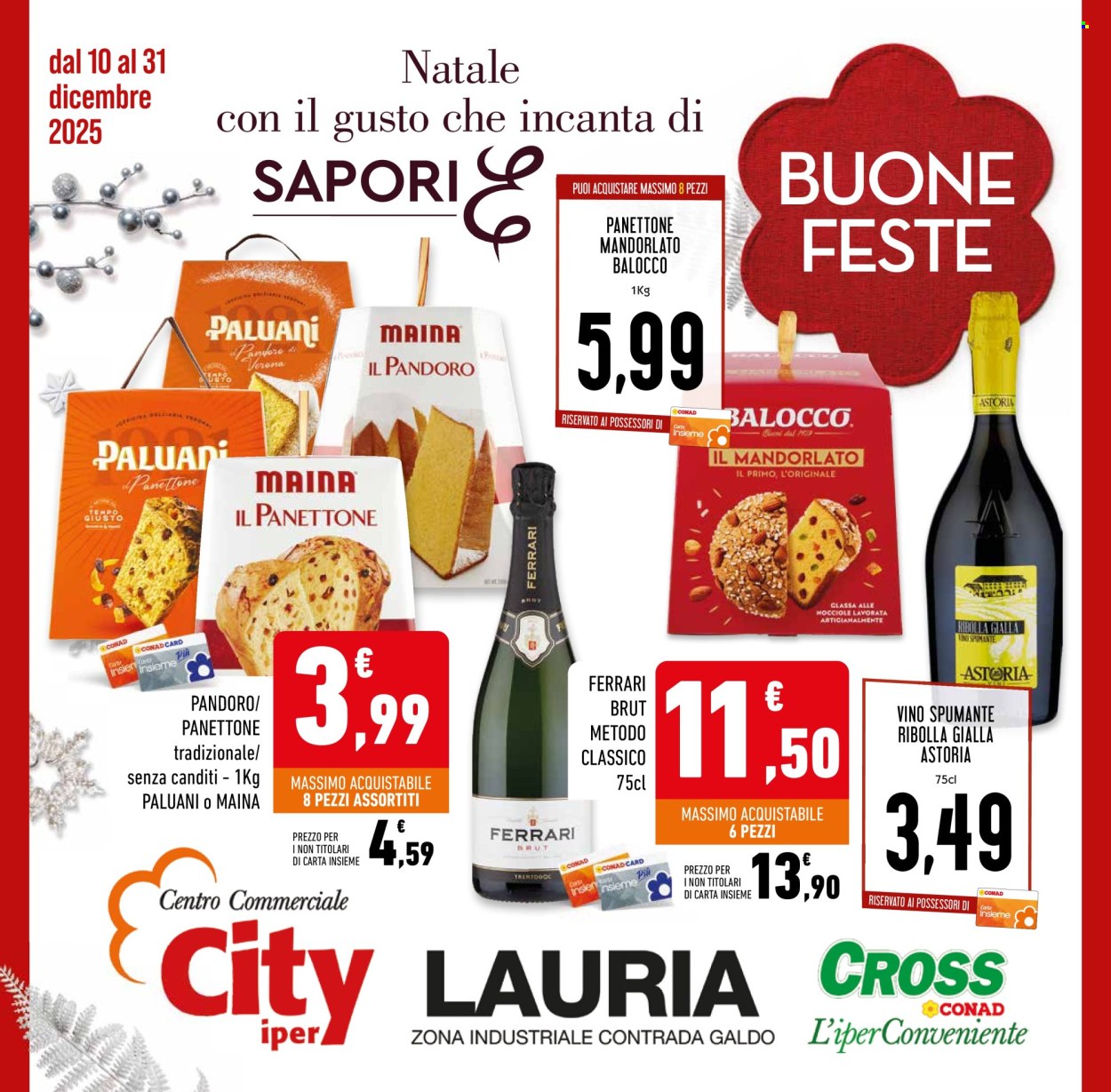 Volantino Conad Superstore - 10/12/2025 - 31/12/2025. Pagina 1