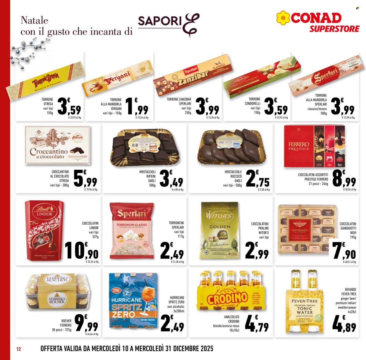 Volantino Conad Superstore - 10/12/2025 - 31/12/2025. Pagina 12