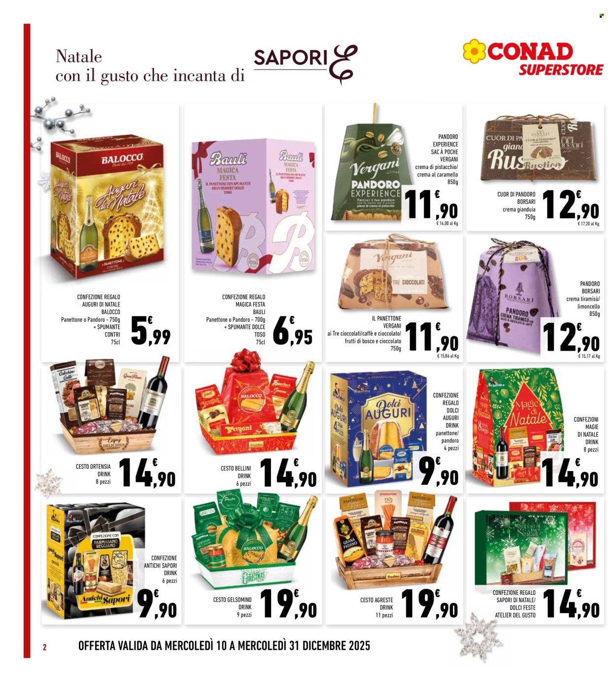 Volantino Conad Superstore - 10/12/2025 - 31/12/2025. Pagina 2