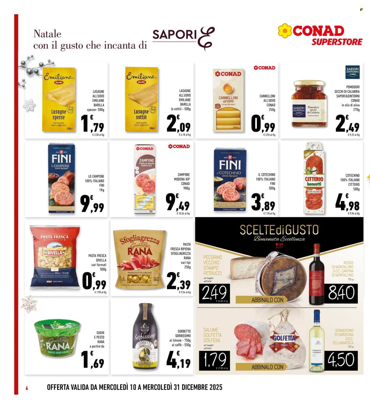 Volantino Conad Superstore - 10/12/2025 - 31/12/2025. Pagina 6