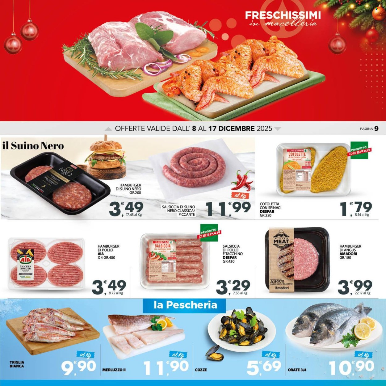 Volantino Eurospar - 8/12/2025 - 17/12/2025. Pagina 9