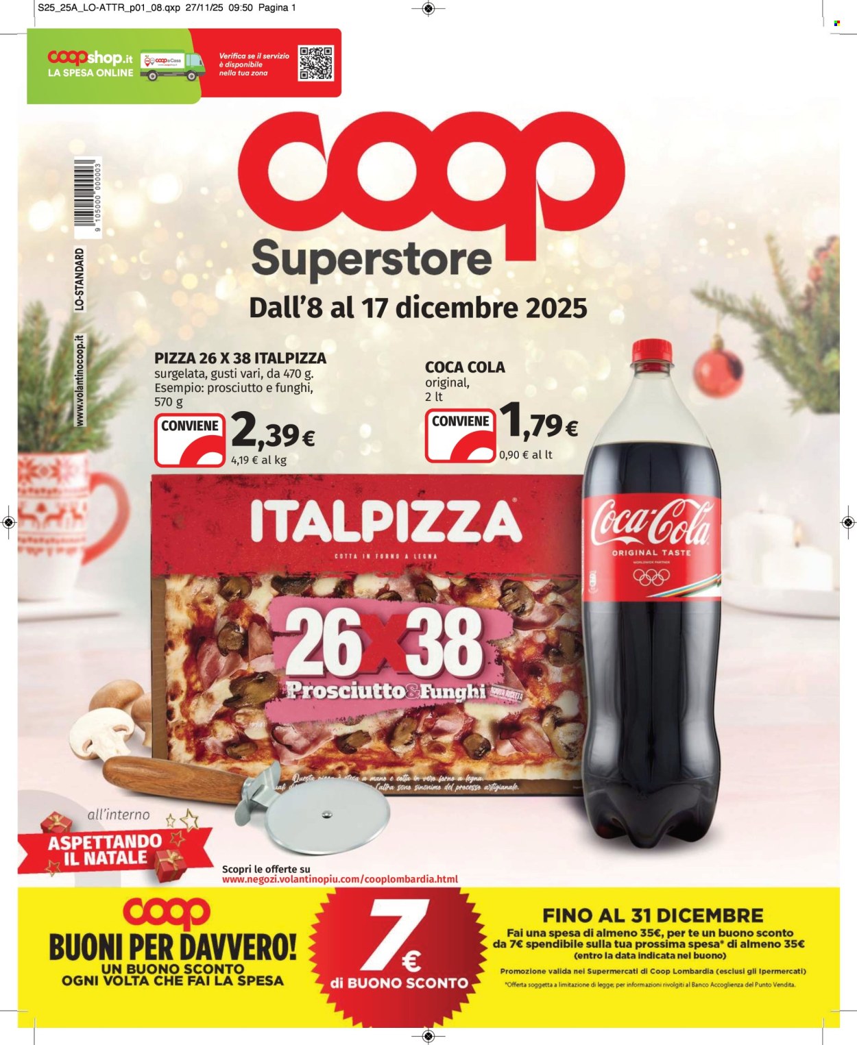 Volantino Coop - 8/12/2025 - 17/12/2025. Pagina 1