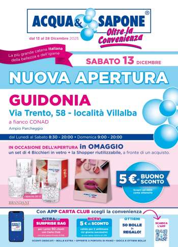Volantino Acqua & Sapone - 13/12/2025 - 28/12/2025.