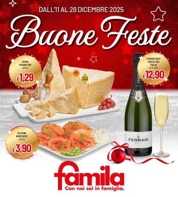 Volantino Famila - 11/12/2025 - 28/12/2025.