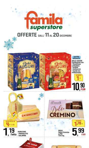 Volantino Famila - 11/12/2025 - 20/12/2025.