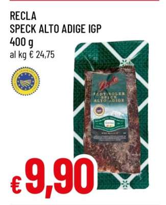 RECLA Speck Alto Adige IGP