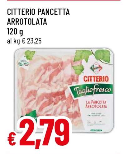 CITTERIO PANCETTA ARROTOLATA