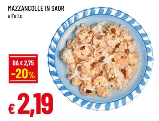 Mazzancolle in Saor
