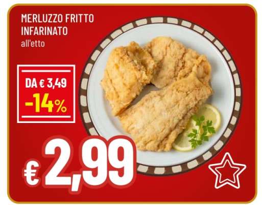 MERLUZZO FRITTO INFARINATO