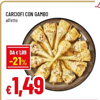 CARCIOFI CON GAMBO