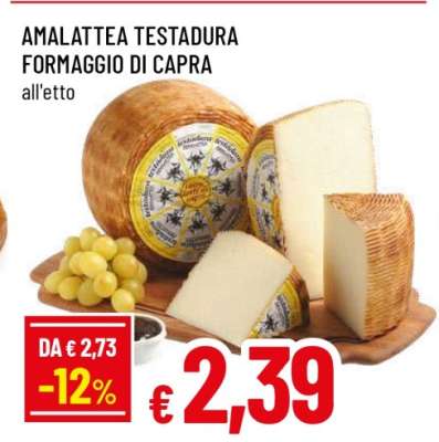 AMALATTEA TESTADURA FORMAGGIO DI CAPRA