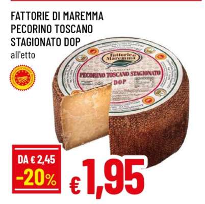 Fattorie di Maremma Pecorino Toscano Stagionato DOP
