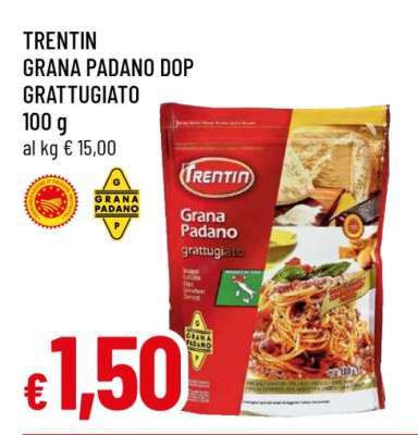 TRENTIN GRANA PADANO DOP GRATTUGIATO