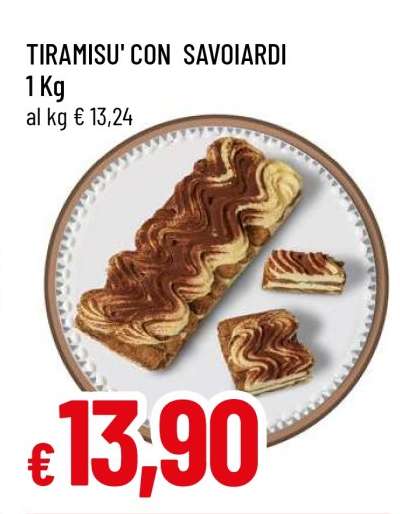 Tiramisù con savoiardi