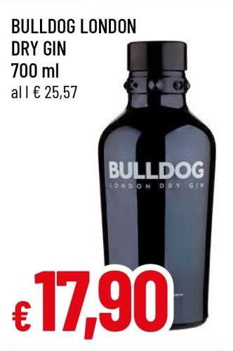 BULLDOG LONDON DRY GIN