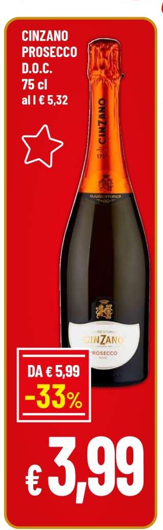 CINZANO PROSECCO D.O.C.