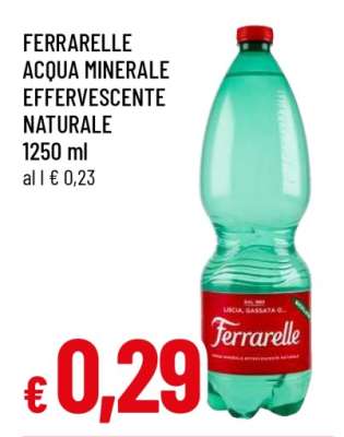 Ferrarelle Acqua minerale effervescente naturale