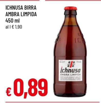 Ichnusa Birra Ambra Limpida