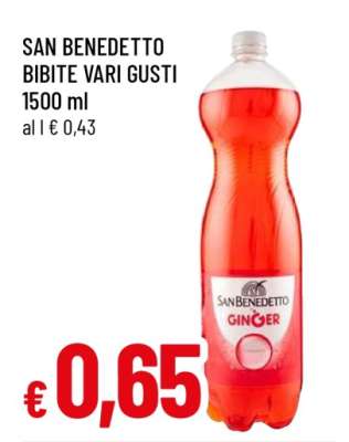 SAN BENEDETTO BIBITE VARI GUSTI